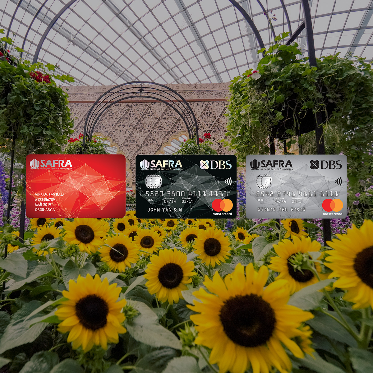 Enjoy 10% off Flower Dome admission ticket with SAFRA Card