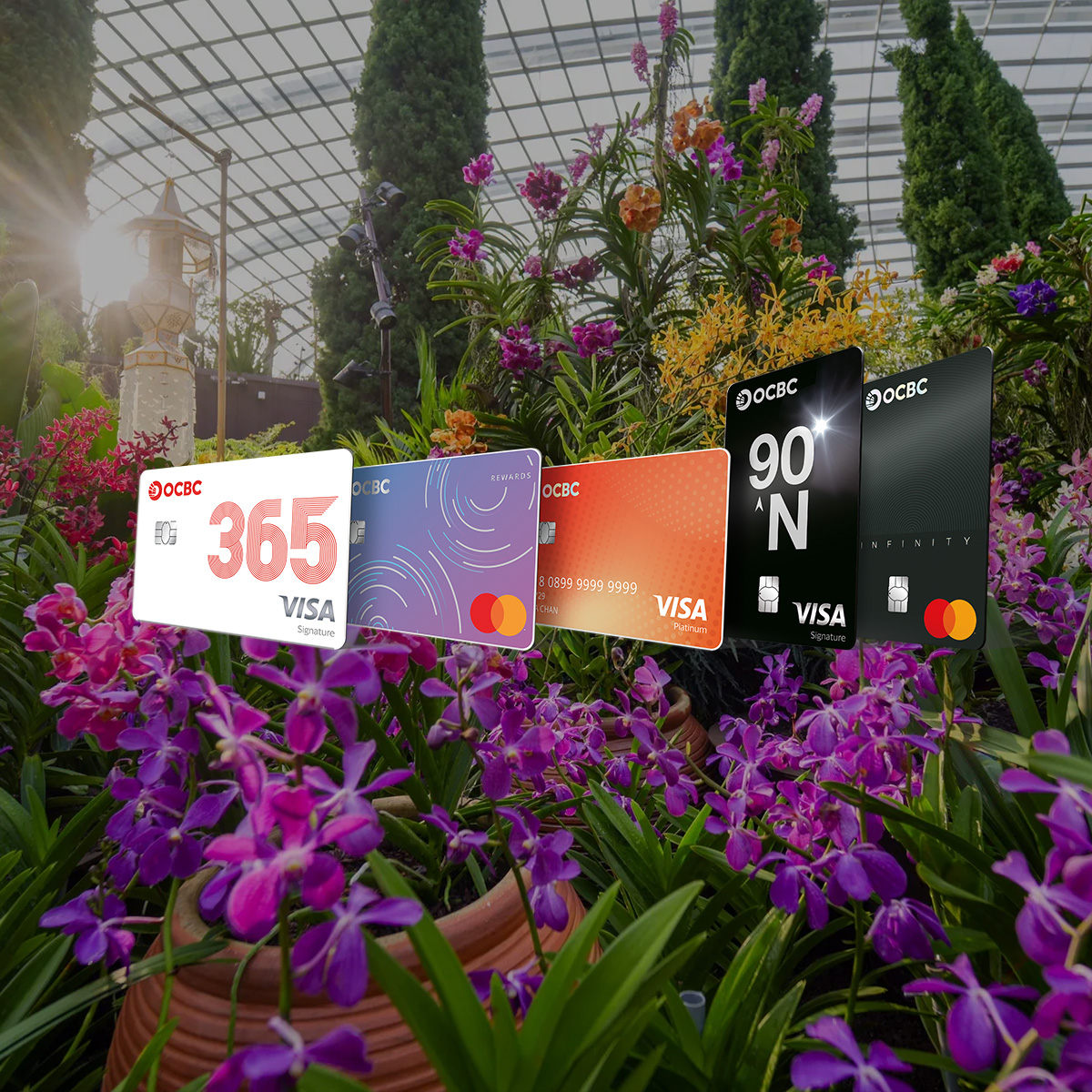 Enjoy 10% off Flower Dome admission ticket with OCBC Credit/Debit Card